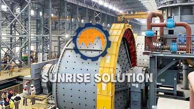 What is the semi-self-grinding process in mineral processing operations?