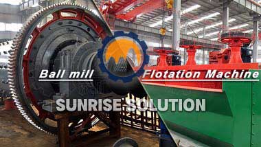 How big a flotation tank should a 300 ton ball mill be equipped with?