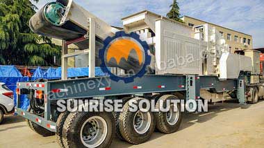 Advantages of mobile sand and gravel production line
