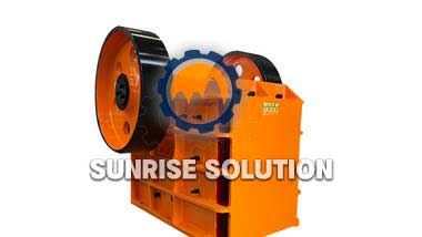 Crusher used for freeway construction