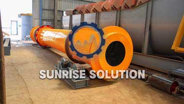 The length is 6 meters, the Rotary Dryer machine is green and environmentally friendly, and the protection reduces pollution and avoids no material adhesion.