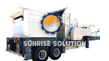 Application of mobile crushing station