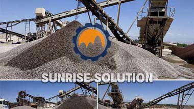 What are the main points of the design of the mine production line?