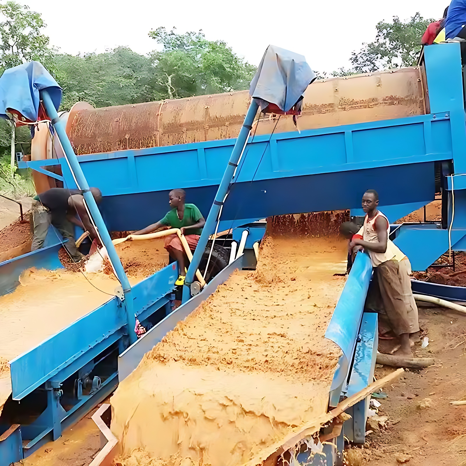 gold washing plant