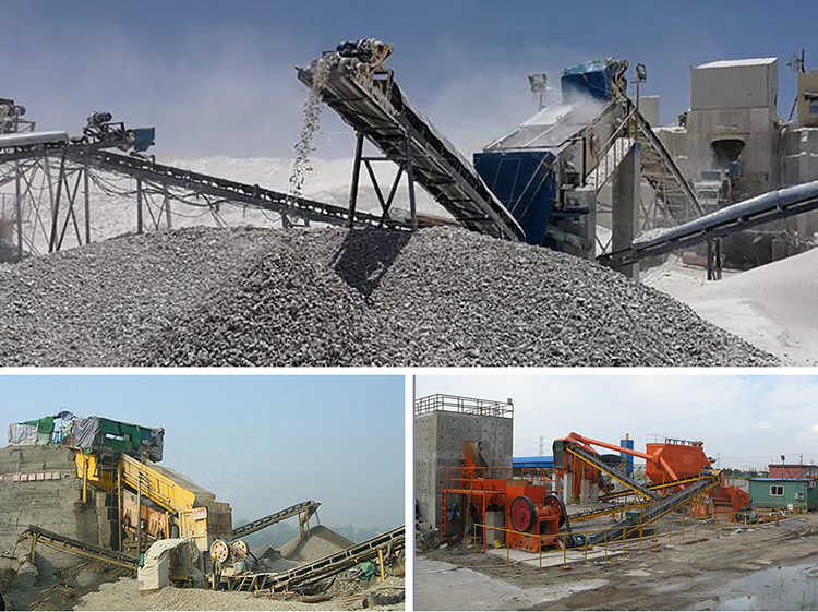 Stone crushing production line