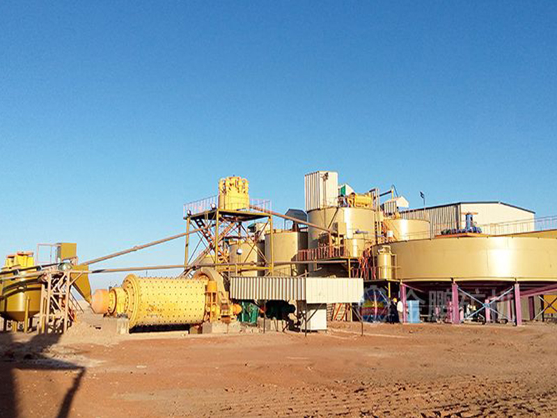 Feldspar ore dressing site