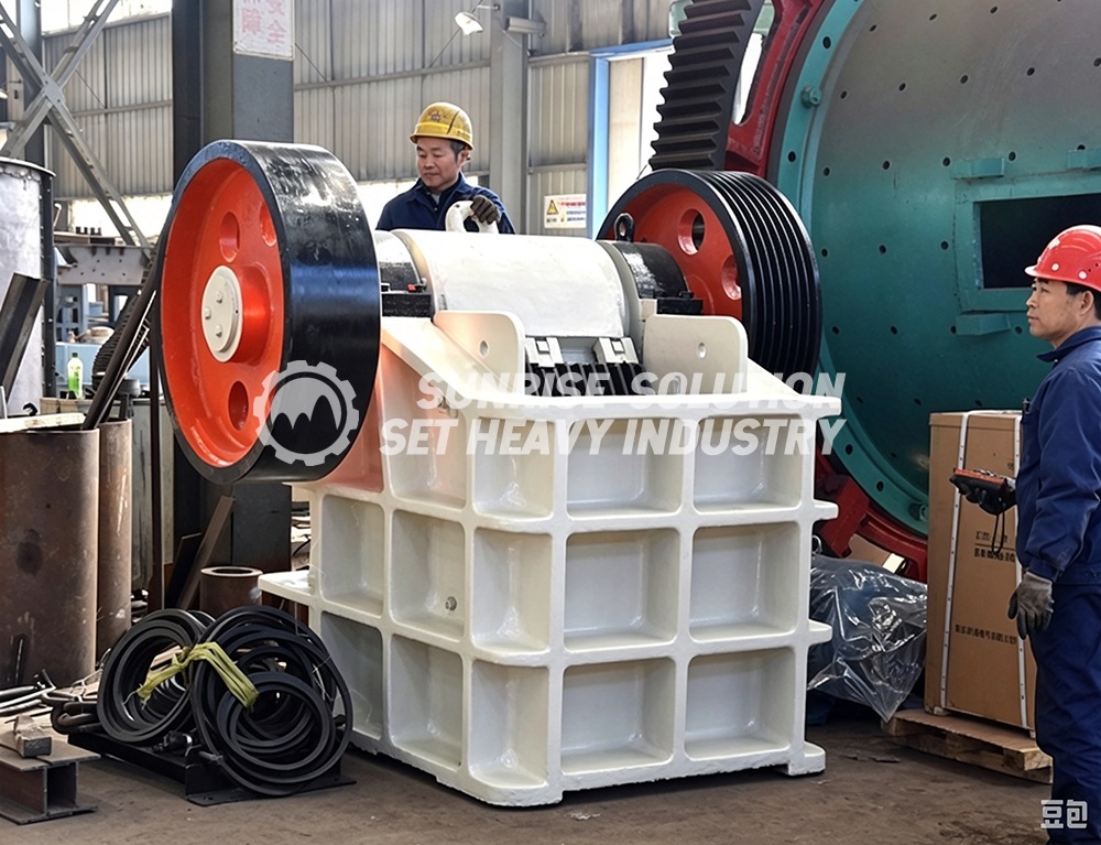 Mobile impact crushing and screening station