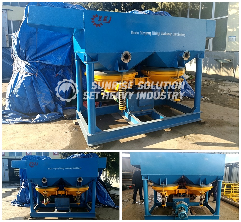 Titanium ore dressing site