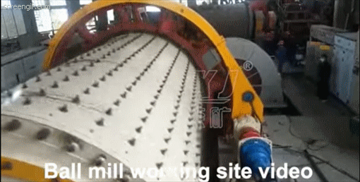 Ball mill work video