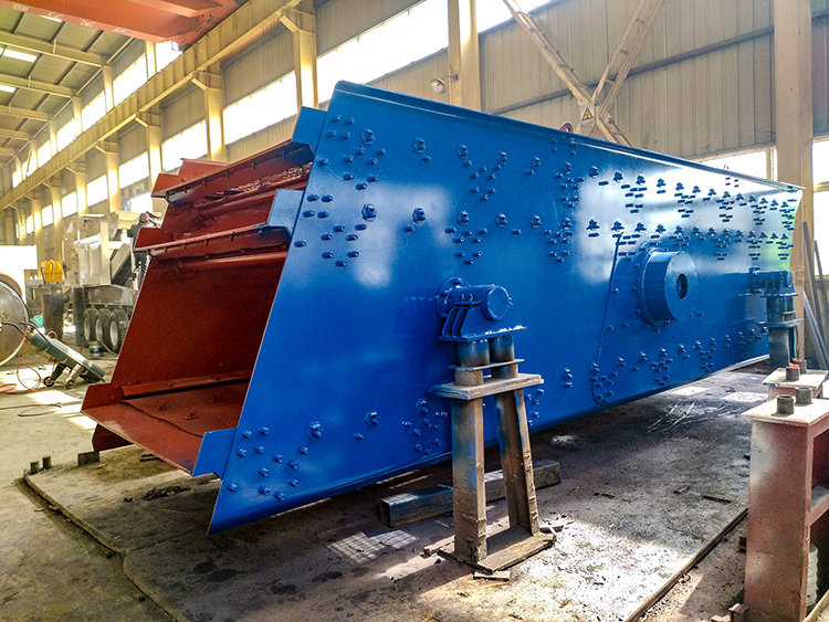 Ore dressing vibrating screen