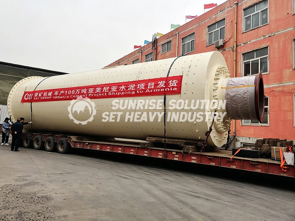 Ceramic sand rotary kiln