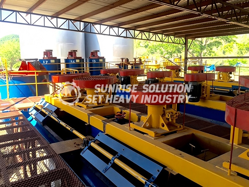 Ore dressing production site
