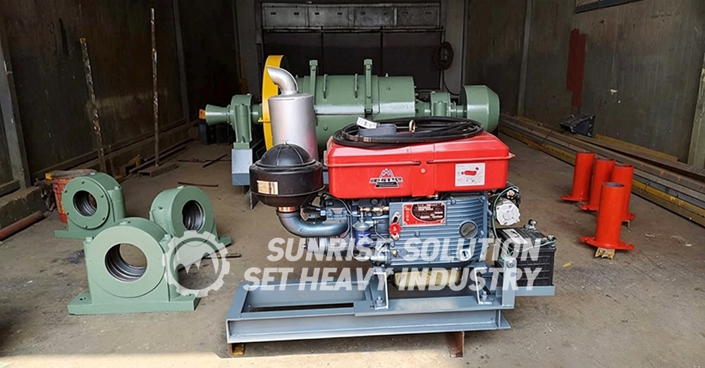 Stone crushing and screening plant