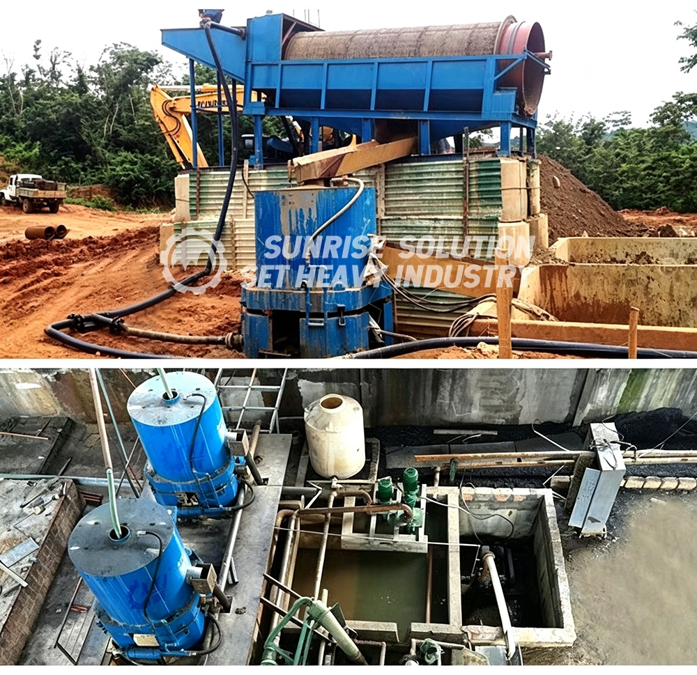 Graphite ore processing line