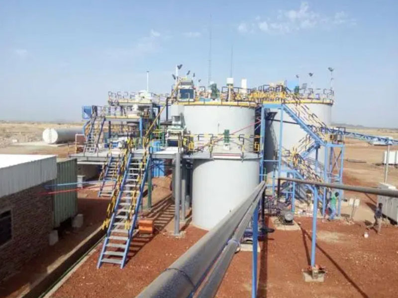Gold-cyanide-leaching-process