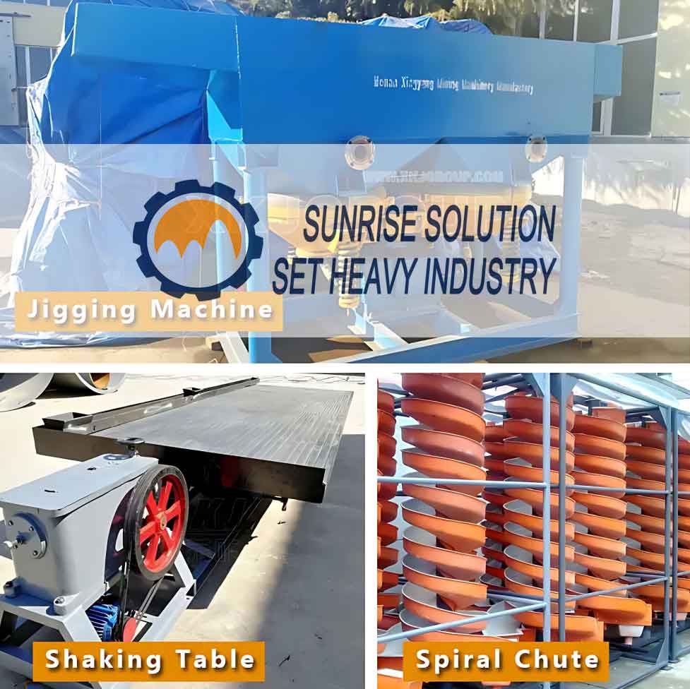 Gold ore dressing process3