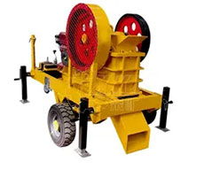 Moblie jaw crusher