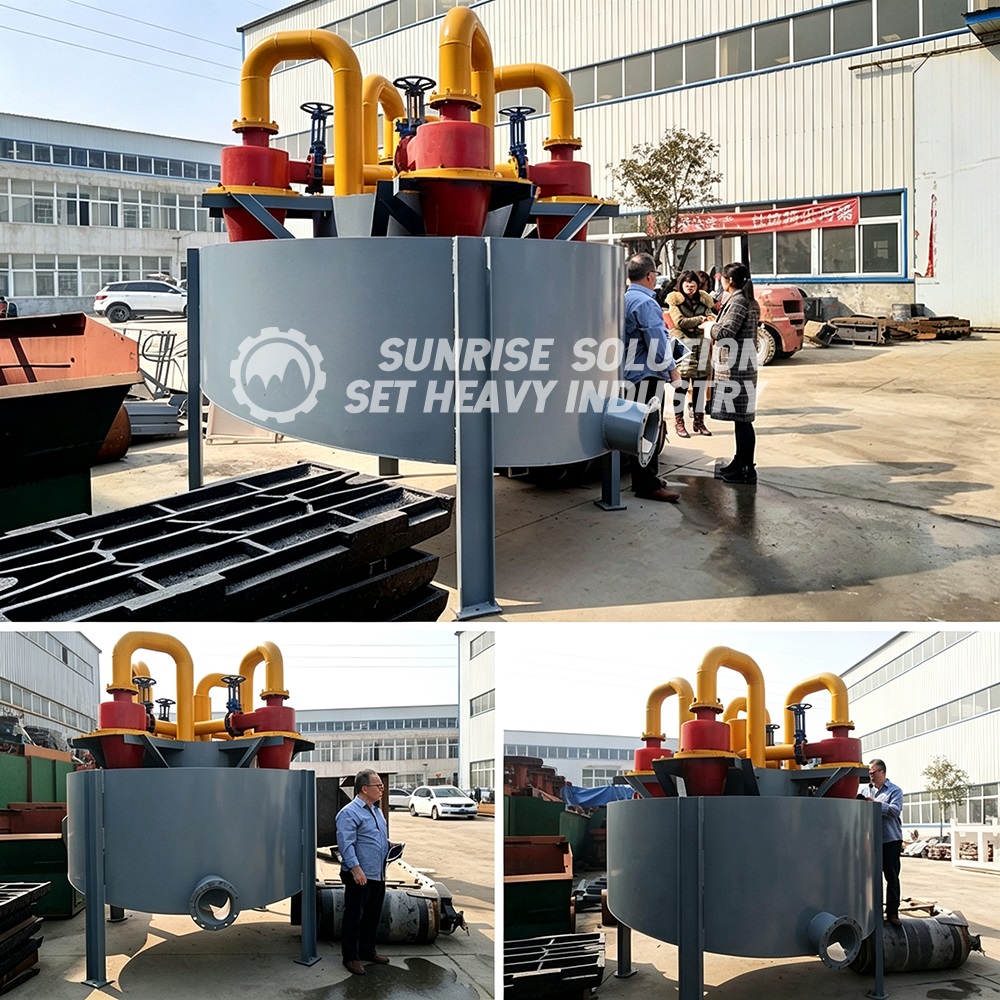 Cyclone-thickener scheme