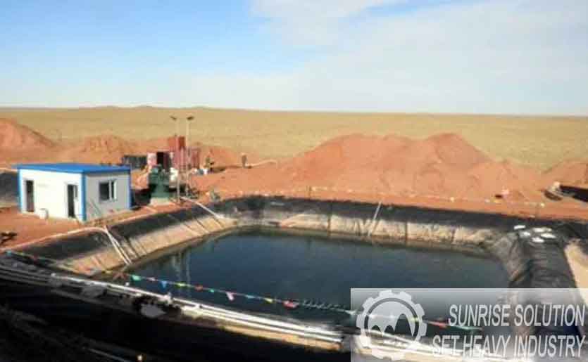Gold heap leaching production