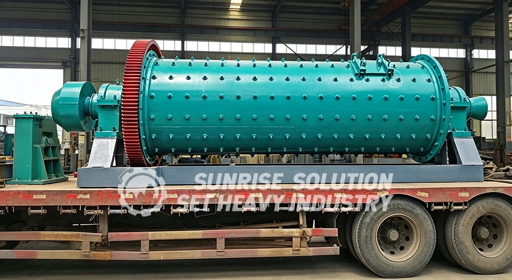 Ball mill feed port