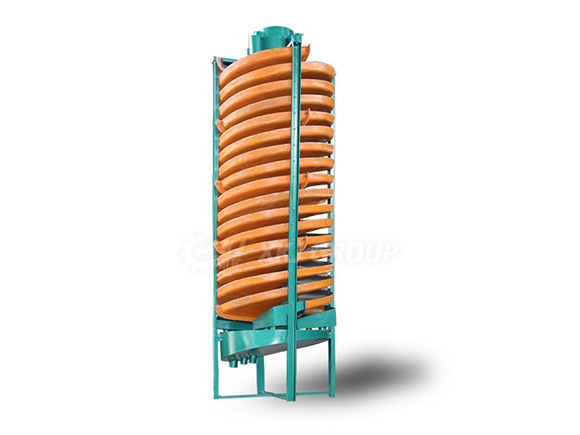 Spiral chute