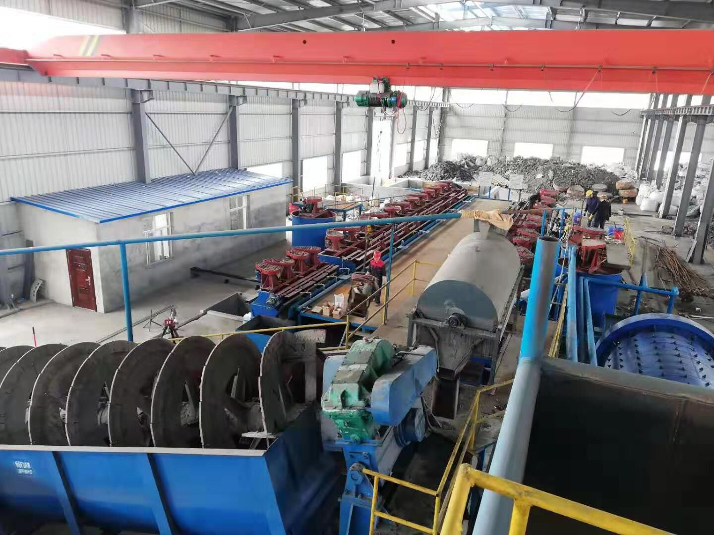 Copper, lead and zinc ore dressing process