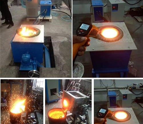 Gold smelting furnace