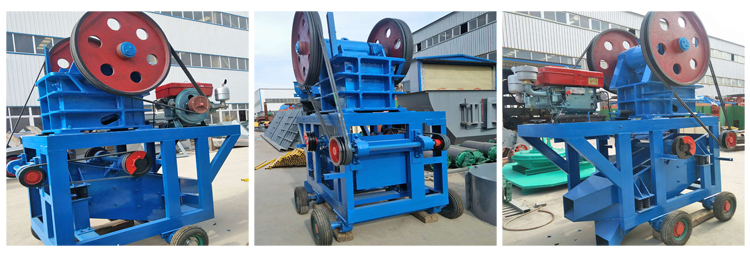 Mobile jaw crusher with screen